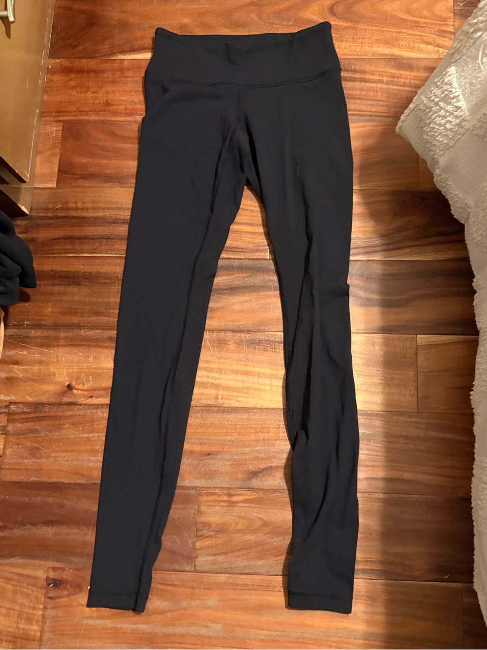 Lululemon Wunder Under High Rise Full Length Black Leggings Size 4 Yoga (944)